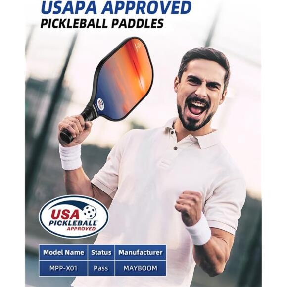 Pickleball Paddles Set of 2 or 4, USAPA Approved Pickleball Paddles Set - Picture 2 of 7